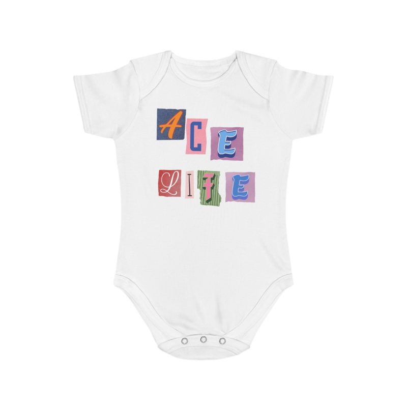 Ace Life Baby Bodysuit — Colorful Block Letter Infant Onesie
