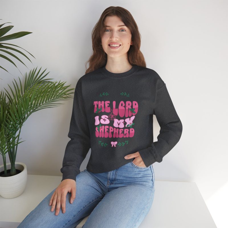 The Lord Is My Shepherd Sweatshirt — Cute Pastel Christian Crewneck